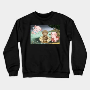 Birth of Otter Crewneck Sweatshirt